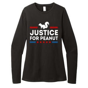 Justice For Peanut The Squirrel 2024 Womens CVC Long Sleeve Shirt