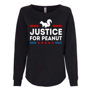 Justice For Peanut The Squirrel 2024 Womens California Wash Sweatshirt