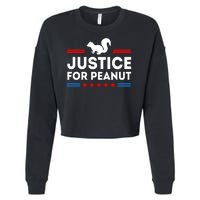 Justice For Peanut The Squirrel 2024 Cropped Pullover Crew