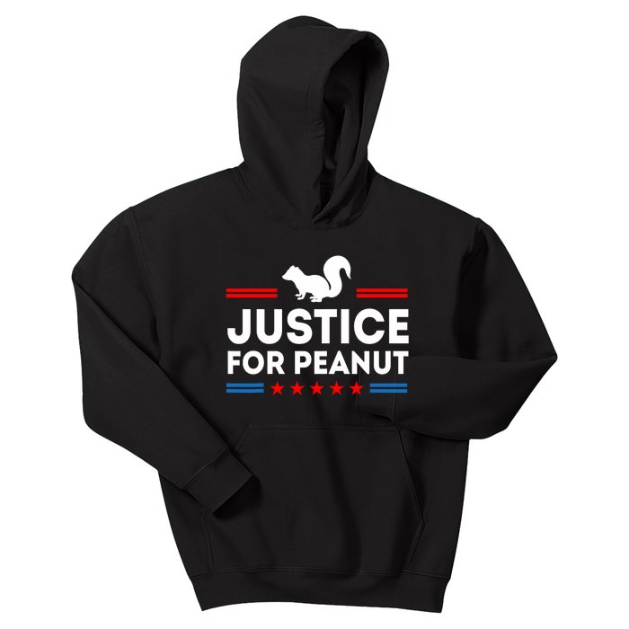 Justice For Peanut The Squirrel 2024 Kids Hoodie