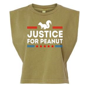 Justice For Peanut The Squirrel 2024 Garment-Dyed Women's Muscle Tee