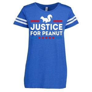 Justice For Peanut The Squirrel 2024 Enza Ladies Jersey Football T-Shirt