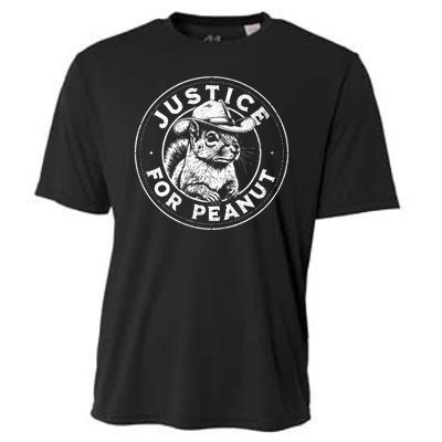 Justice For Peanut The Squirrel P’Nut Pnut Peanut Squirrel Cooling Performance Crew T-Shirt