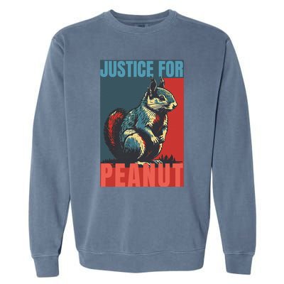 Justice For Peanut The Squirrel Peanut Squirrel Garment-Dyed Sweatshirt