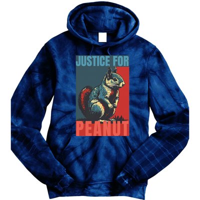 Justice For Peanut The Squirrel Peanut Squirrel Tie Dye Hoodie