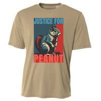 Justice For Peanut The Squirrel Peanut Squirrel Cooling Performance Crew T-Shirt