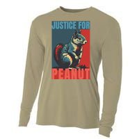 Justice For Peanut The Squirrel Peanut Squirrel Cooling Performance Long Sleeve Crew