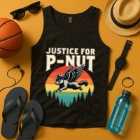 Justice For Peanut Maga Time To Take Out Garbage Fun Tank Top