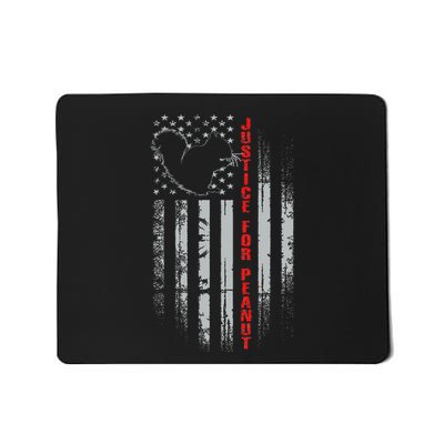 Justice For Peanut Grunge Flag Peanut The Squirrel Mousepad