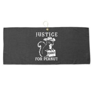 Justice For Peanut The Squirrel Peanut Squirrel Large Microfiber Waffle Golf Towel