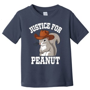 Justice For Peanut The Squirrel 2024 Toddler T-Shirt