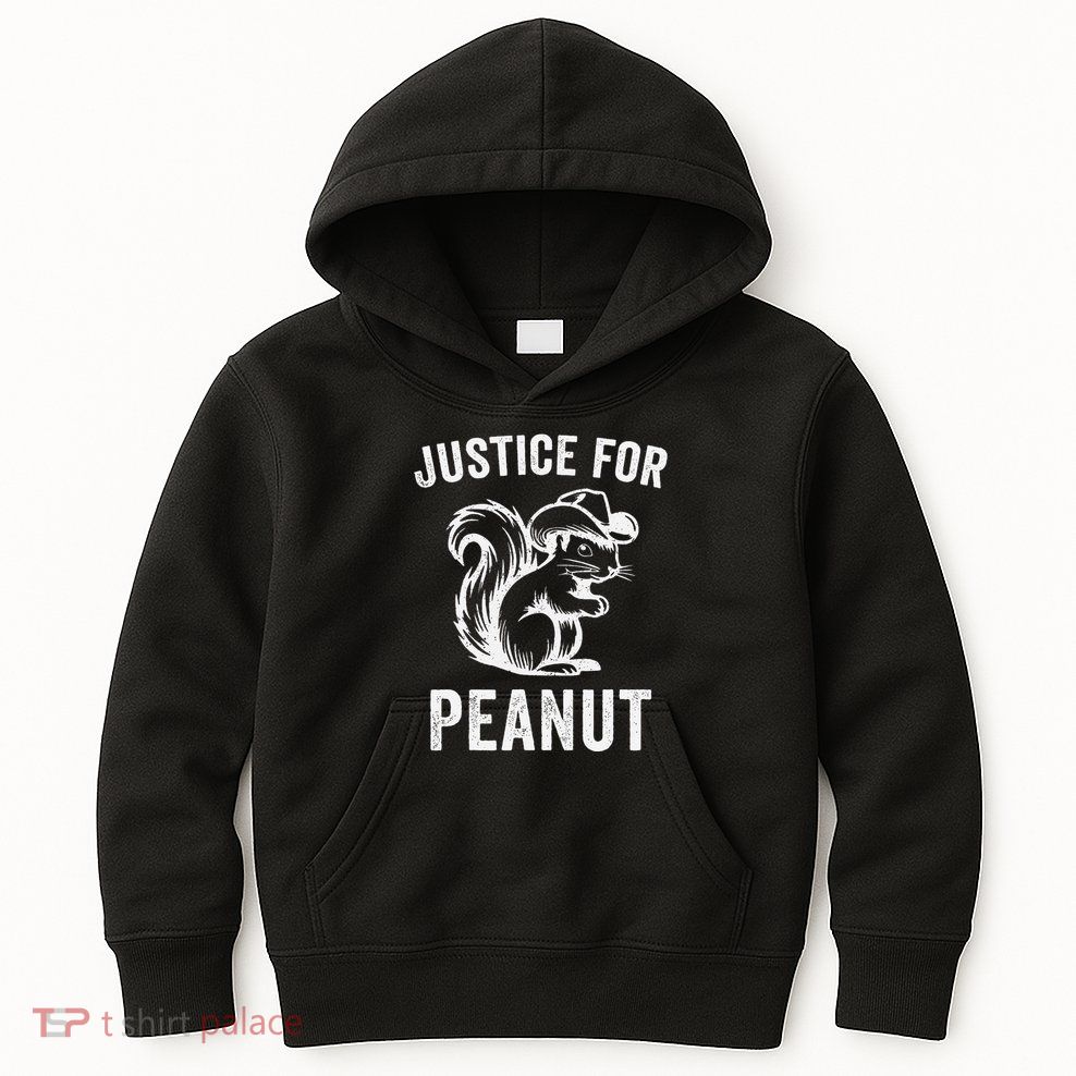 Justice For Peanut The Squirrel Peanut Squirrel Retro Kids Hoodie