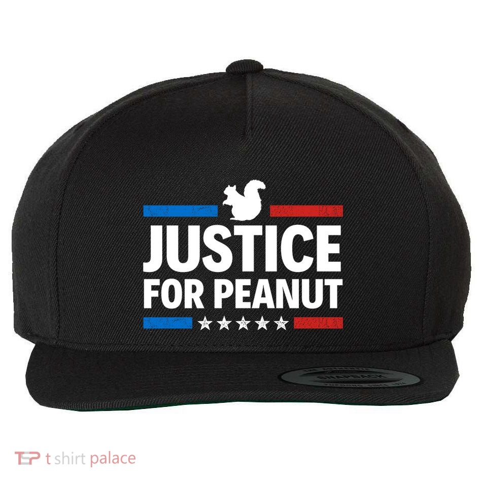 Justice For Peanut The Squirrel Wool Snapback Cap