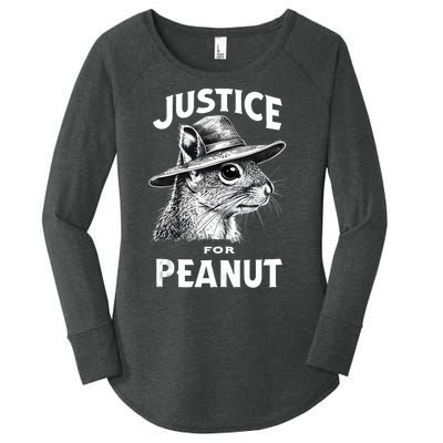 Justice For Peanut The Squirrel P’Nut Pnut Peanut Squirrel Women's Perfect Tri Tunic Long Sleeve Shirt