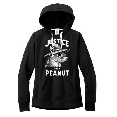 Justice For Peanut The Squirrel P’Nut Pnut Peanut Squirrel Women's Fleece Hoodie