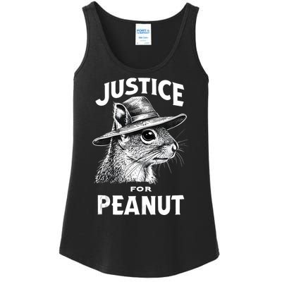 Justice For Peanut The Squirrel P’Nut Pnut Peanut Squirrel Ladies Essential Tank