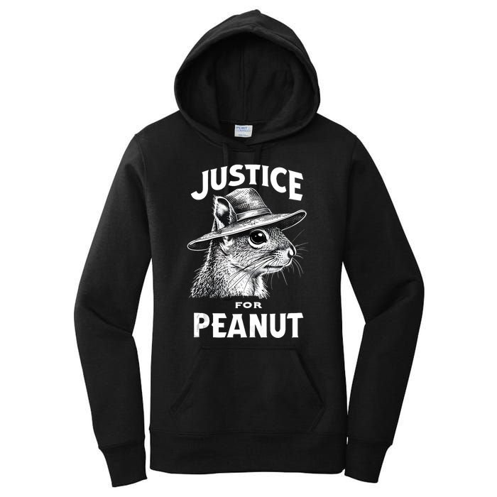 Justice For Peanut The Squirrel P’Nut Pnut Peanut Squirrel Women's Pullover Hoodie