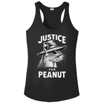 Justice For Peanut The Squirrel P’Nut Pnut Peanut Squirrel Ladies PosiCharge Competitor Racerback Tank