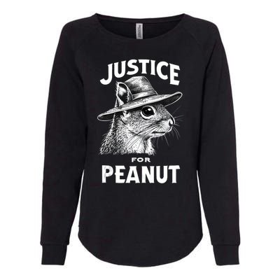 Justice For Peanut The Squirrel P’Nut Pnut Peanut Squirrel Womens California Wash Sweatshirt