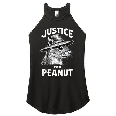 Justice For Peanut The Squirrel P’Nut Pnut Peanut Squirrel Women's Perfect Tri Rocker Tank