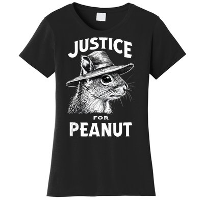 Justice For Peanut The Squirrel P’Nut Pnut Peanut Squirrel Women's T-Shirt