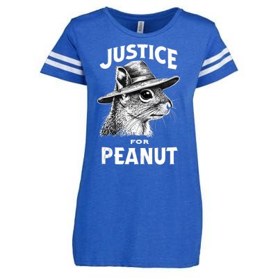 Justice For Peanut The Squirrel P’Nut Pnut Peanut Squirrel Enza Ladies Jersey Football T-Shirt