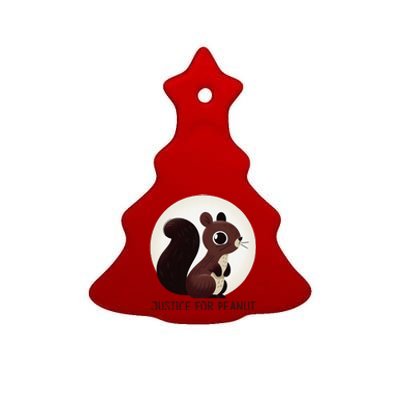 Justice For Peanut The Squirrel Peanut Squirrel Ceramic Tree Ornament