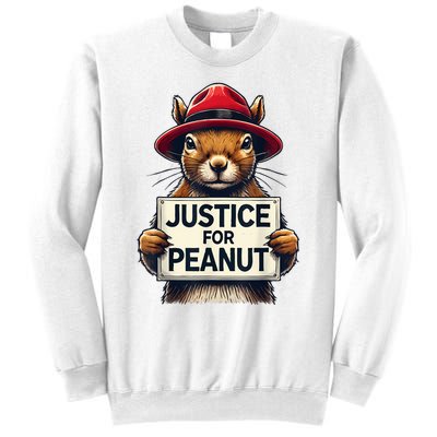 Justice For Peanut The Squirrel Wanted Sweatshirt