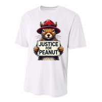 Justice For Peanut The Squirrel Wanted Performance Sprint T-Shirt