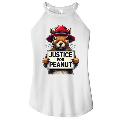 Justice For Peanut The Squirrel Wanted Women's Perfect Tri Rocker Tank