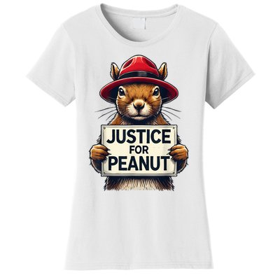 Justice For Peanut The Squirrel Wanted Women's T-Shirt