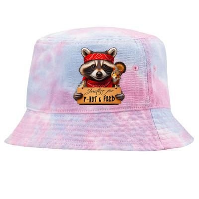 Justice For Peanut The Squirrel Pnut & Fred The Raccoon Tie-Dyed Bucket Hat