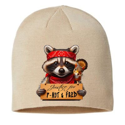 Justice For Peanut The Squirrel Pnut & Fred The Raccoon Sustainable Beanie