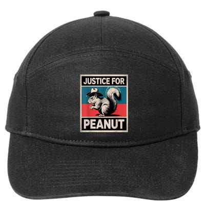 Justice For Peanut The Squirrel The Squirrel Pnut 7-Panel Snapback Hat