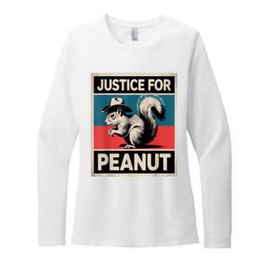 Justice For Peanut The Squirrel The Squirrel Pnut Womens CVC Long Sleeve Shirt