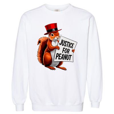 Justice For Peanut The Squirrel Peanut Squirrel Garment-Dyed Sweatshirt