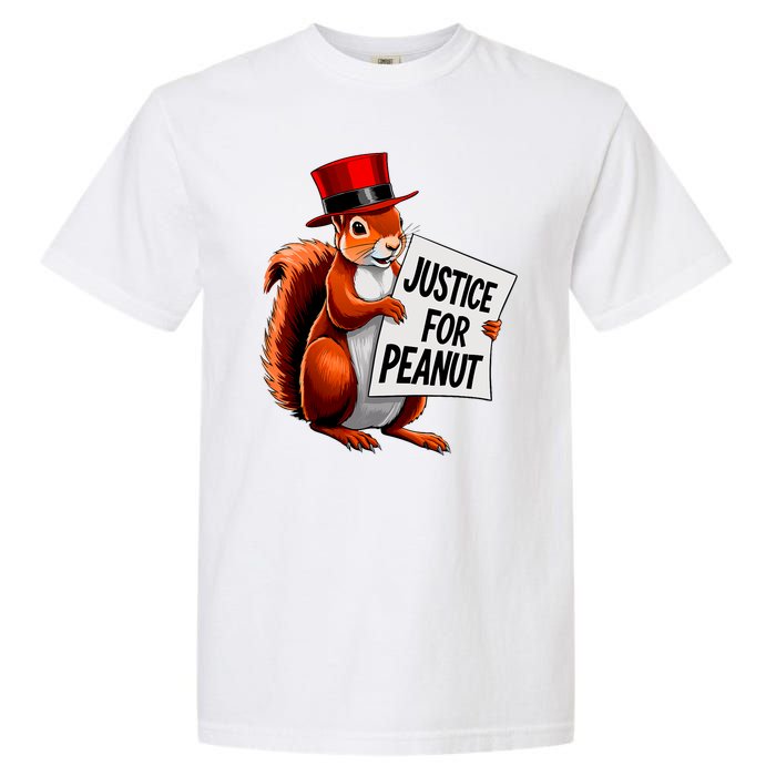 Justice For Peanut The Squirrel Peanut Squirrel Garment-Dyed Heavyweight T-Shirt