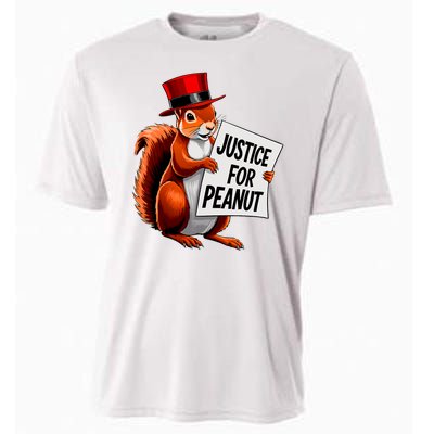 Justice For Peanut The Squirrel Peanut Squirrel Cooling Performance Crew T-Shirt