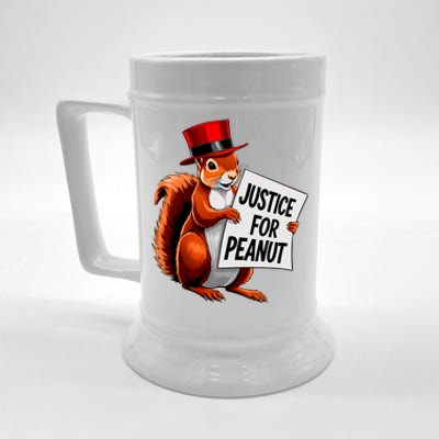 Justice For Peanut The Squirrel Peanut Squirrel Beer Stein