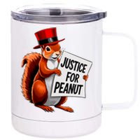 Justice For Peanut The Squirrel Peanut Squirrel 12 oz Stainless Steel Tumbler Cup