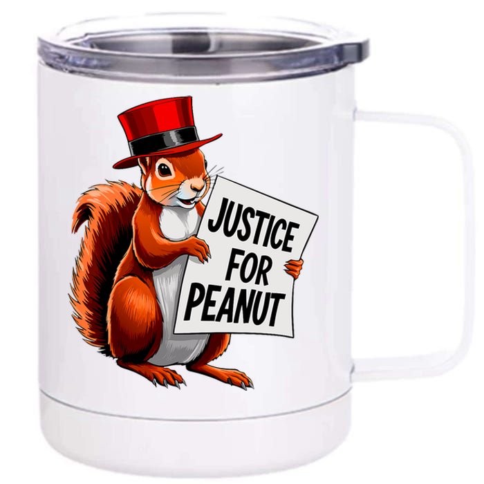 Justice For Peanut The Squirrel Peanut Squirrel 12 oz Stainless Steel Tumbler Cup