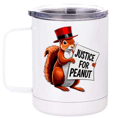 Justice For Peanut The Squirrel Peanut Squirrel 12 oz Stainless Steel Tumbler Cup