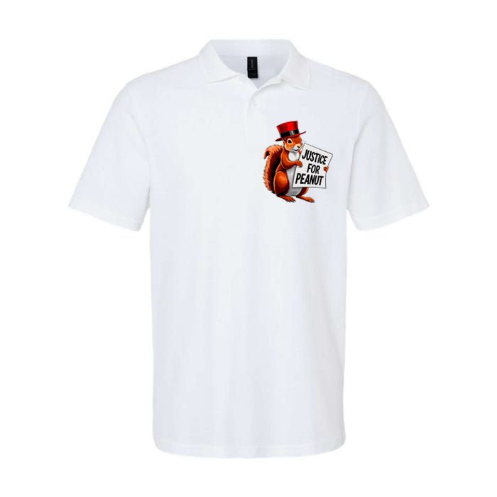 Justice For Peanut The Squirrel Peanut Squirrel Softstyle Adult Sport Polo