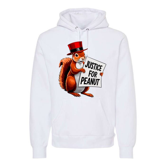 Justice For Peanut The Squirrel Peanut Squirrel Premium Hoodie