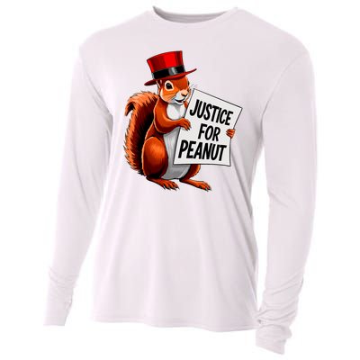 Justice For Peanut The Squirrel Peanut Squirrel Cooling Performance Long Sleeve Crew