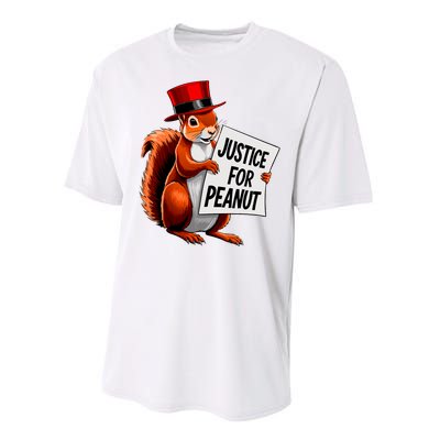 Justice For Peanut The Squirrel Peanut Squirrel Performance Sprint T-Shirt