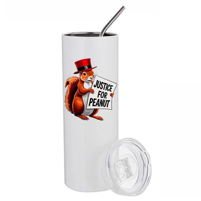 Justice For Peanut The Squirrel Peanut Squirrel Stainless Steel Tumbler