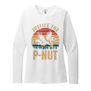 Justice For Peanut P’Nut Pnut Squirrel Lover Womens CVC Long Sleeve Shirt