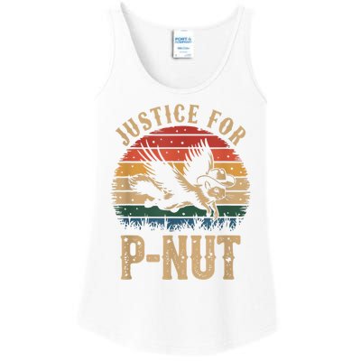 Justice For Peanut P’Nut Pnut Squirrel Lover Ladies Essential Tank