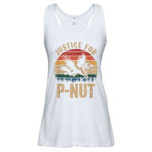 Justice For Peanut P’Nut Pnut Squirrel Lover Ladies Essential Flowy Tank